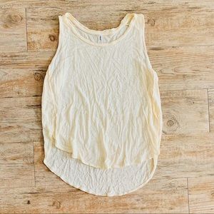 Cream Basic Tank Top